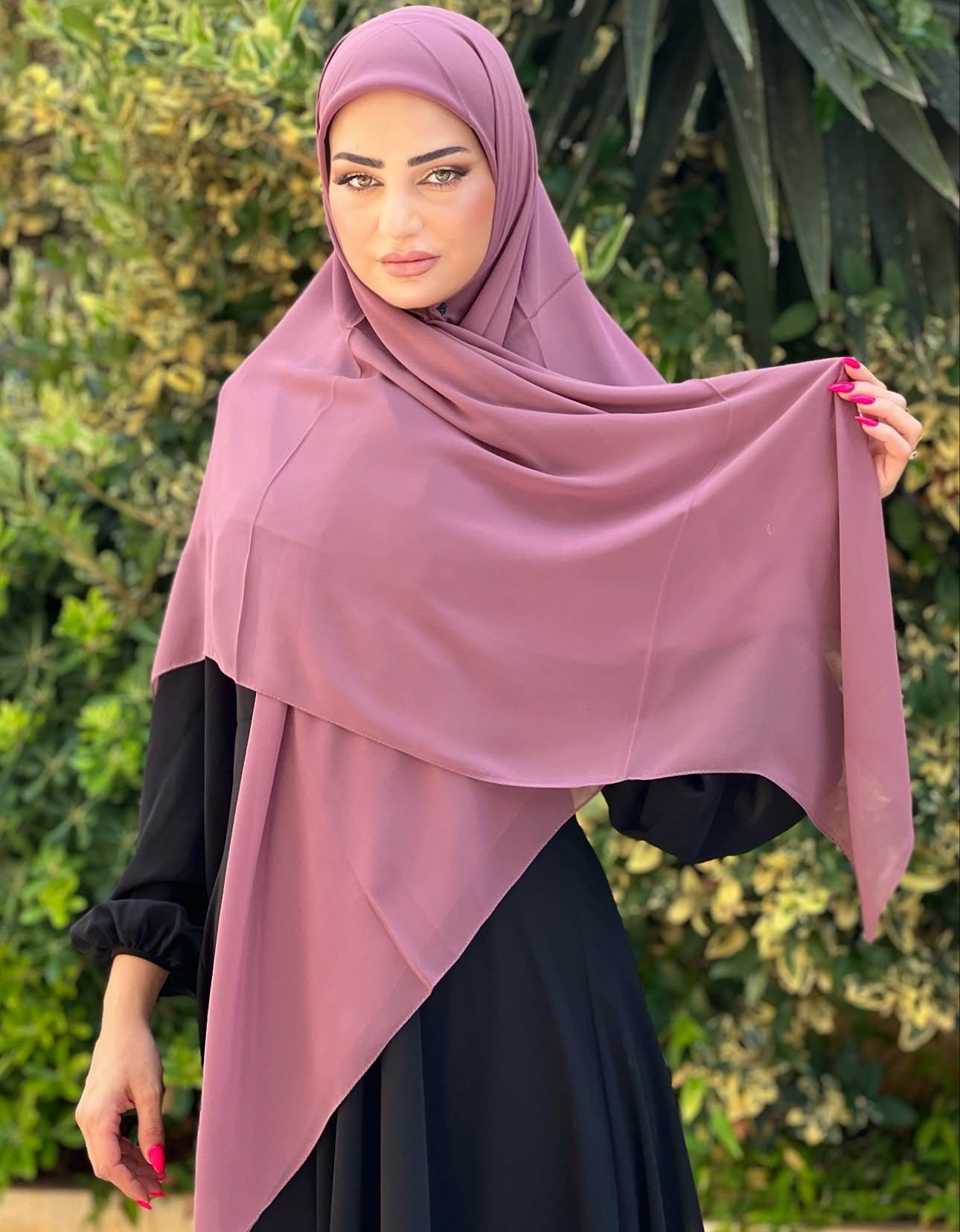 Solid Crepe Scarves
