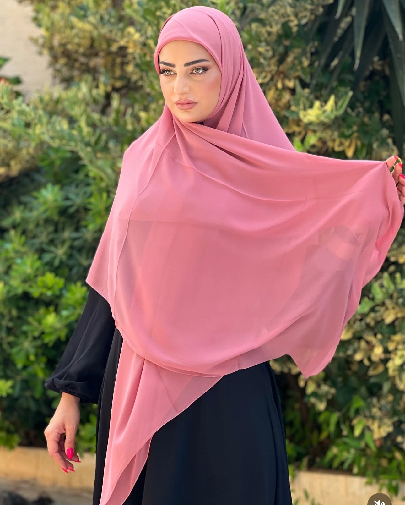 Solid Crepe Scarves