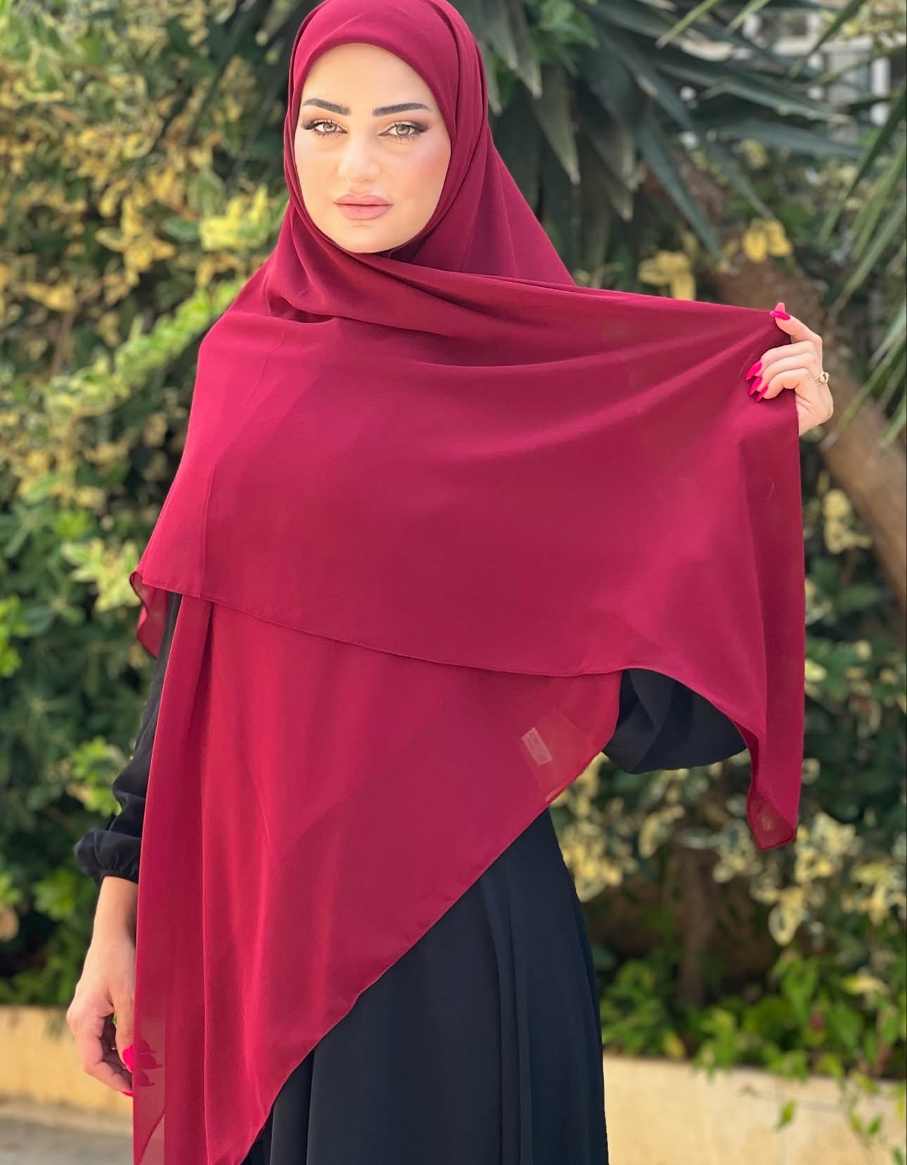 Solid Crepe Scarves