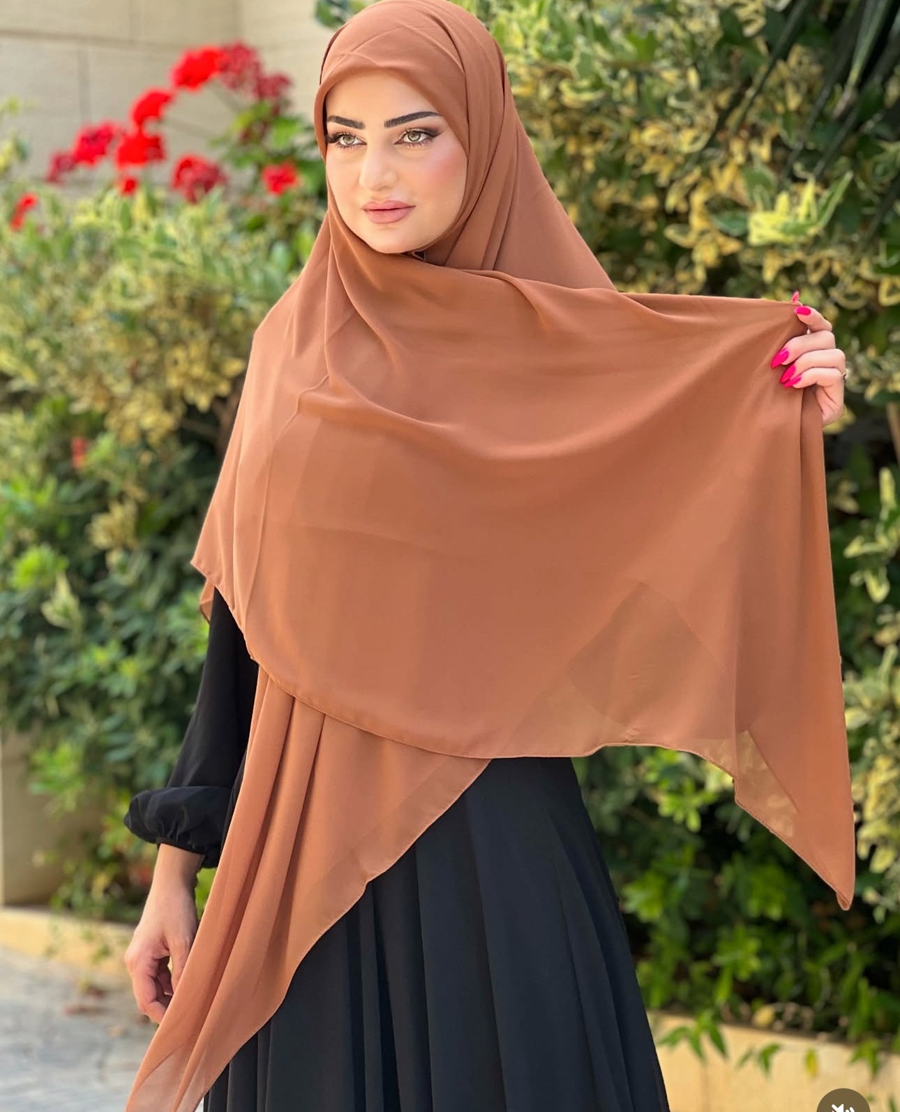 Solid Crepe Scarves