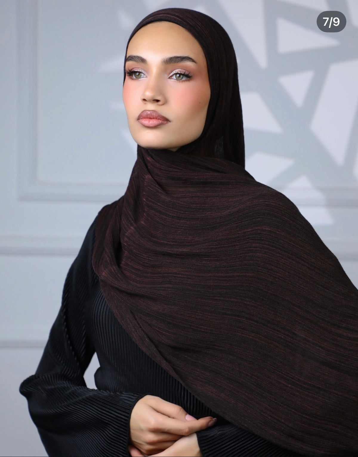 Rectangle linen scarf