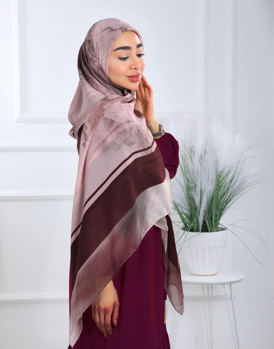 Magenta marble