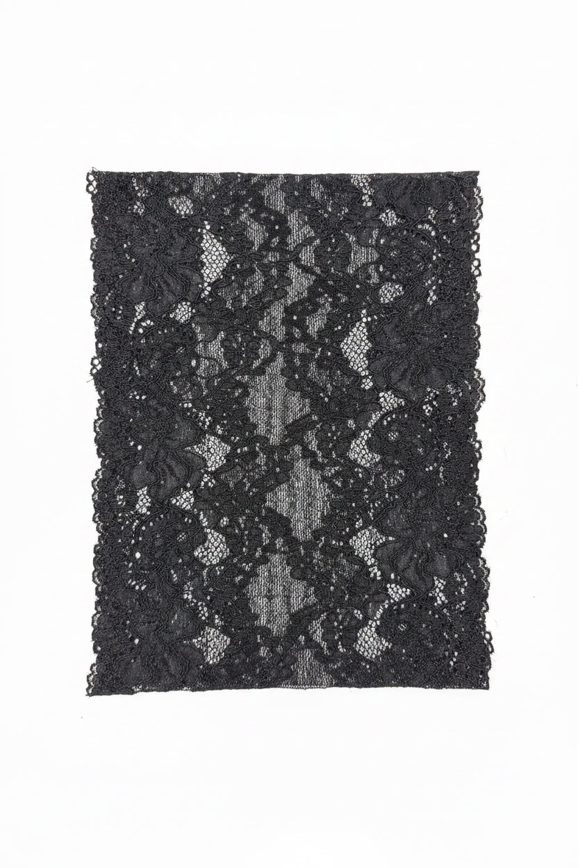 Black lace cap