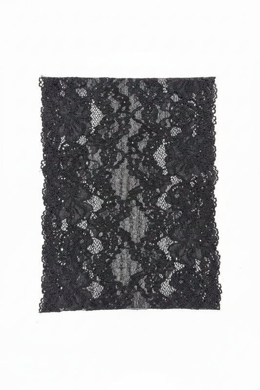 Black lace cap