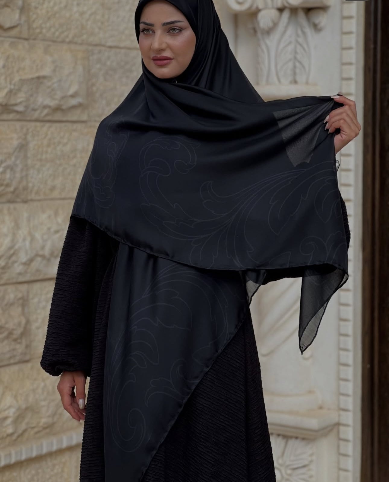 Black on black mulberry