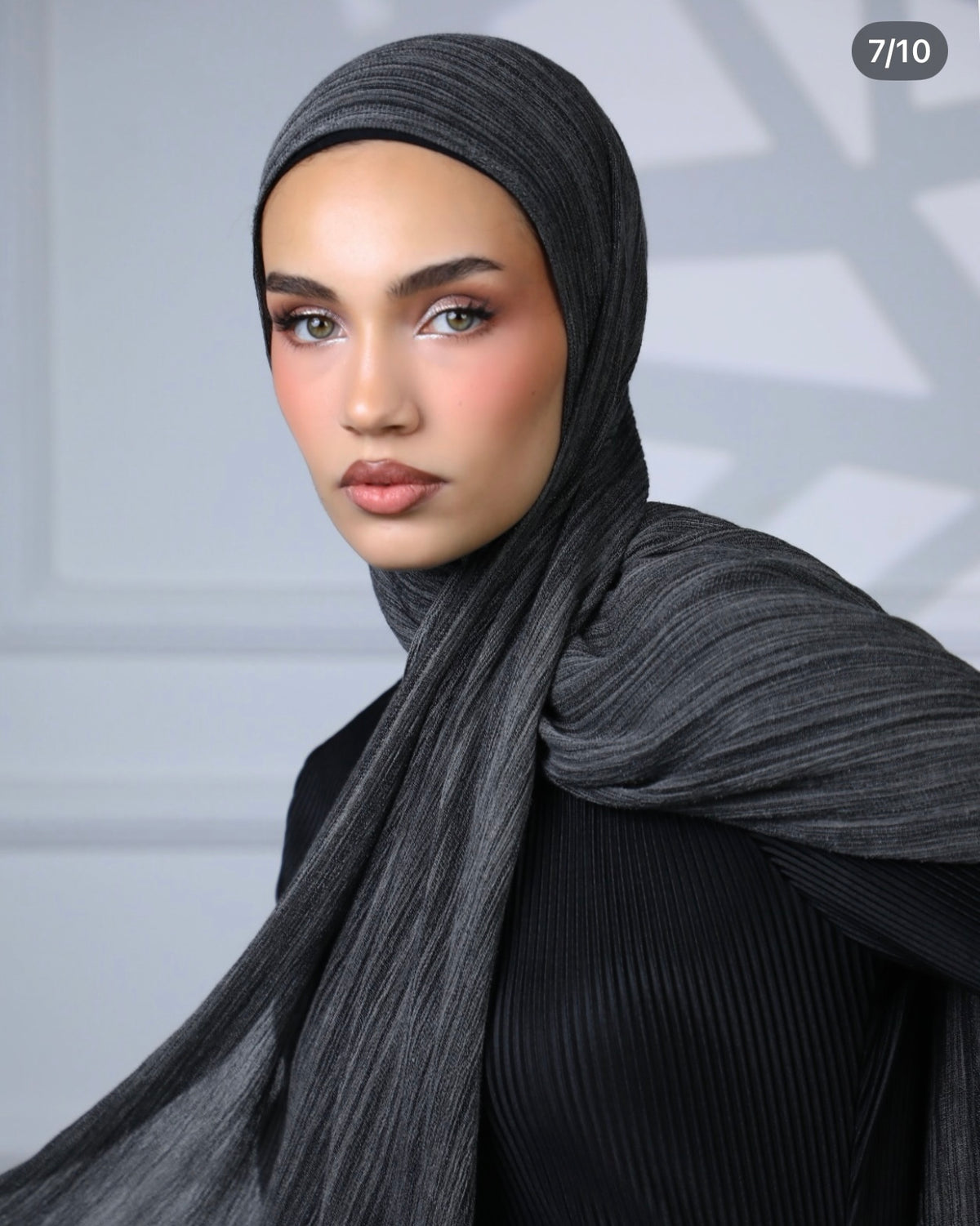 Rectangle linen scarf