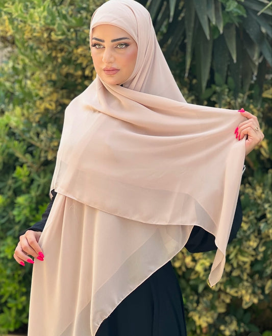 Solid Crepe Scarves