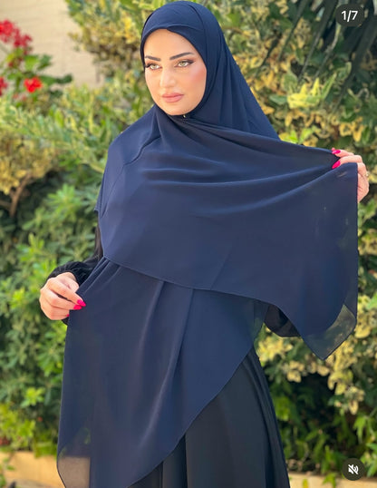 Solid Crepe Scarves