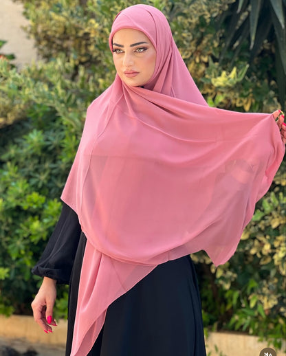 Solid Crepe Scarves